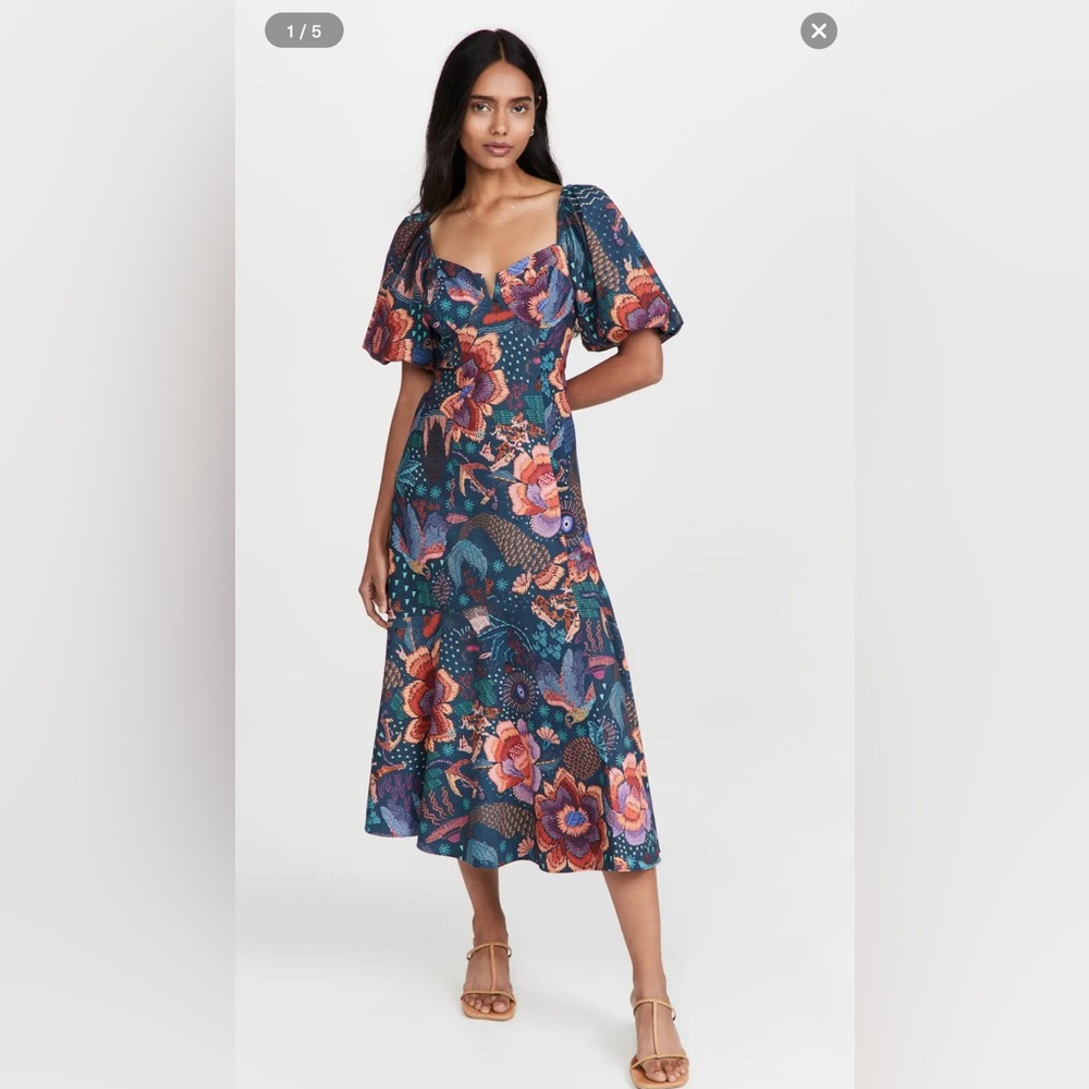Farm Rio River Creatures Dress Large